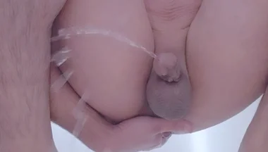 CumShot From Anal Fingering Himself, Beautiful Hot Twink Self Fuck