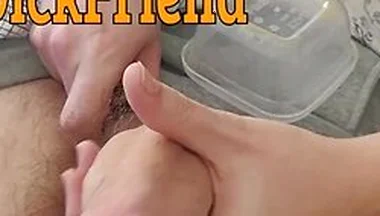 Making Devils Dick From A Hairy White Big Cock - Sperm Bank