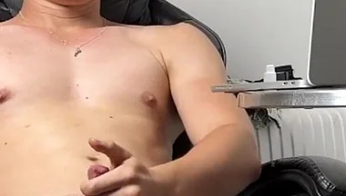 I Masturbate in Line and I Get Very Hard I Give Precum