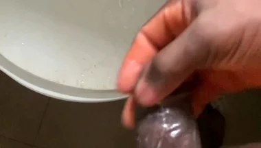 Trying to Make My Dick Horny Dick Cum