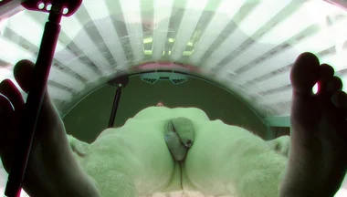 Czech Gay Solarium 38 Ripped Twink's Private Show