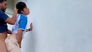 Cruising Stranger Fucks Me Outdoors Bareback Until He Cums Inside Creampie