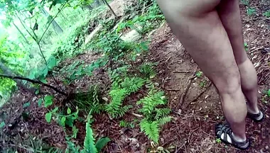 Uncut Cock Nude Walk in the Woods