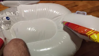Deflating My Inflatable Unicorn with My Feet