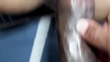 Interracial Sex! My Black Friend Fucks My Ass with His 21 Centimeter Cock