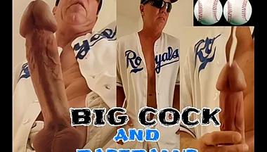Big Cock Baseball Home Run Cumshot