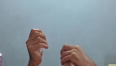 Straight Guy Jerks off in Close-up