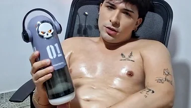 New Toy - the Guys From Beyourlover Sent Me a Mechanical Masturbator to Play with My Cock and Make Me Cum