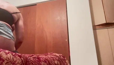 The Crossdressing Stepdad Rides a Toy