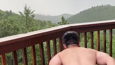Mountain Storm Stud: Rain-soaked Asian Muscle Sensation