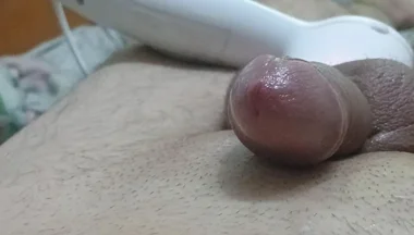 Handjob with a Vibrator