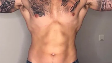 My Big Cock Cums in Military Outfit with No Touch