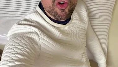 Hot Stepdaddy Showing off Big Cock