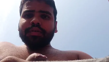 Watching an Fucking Hot Video with Full Feel of Fun on Terrace
