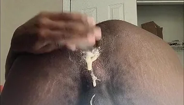 Creamy Femboy Farting in Doggy