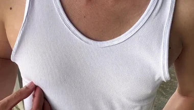 Asian Boy Is Too Hot in His White Top and Jeans