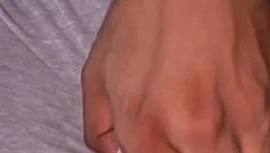 My College Friend Puts His Package in Front of Me and I Can't Resist and Touch It