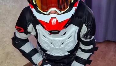 I Put on My Boyfriend's Mxgear, Cum Twice