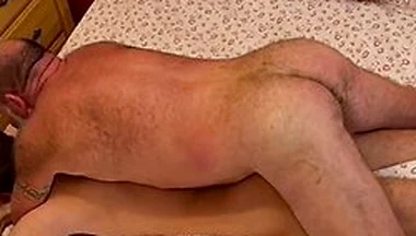 Hairy Grandpa Fucks Hard, W/ Pike Manville