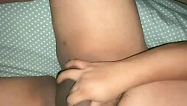 Chubby Guy Jerks Off And I Show My White Underwear