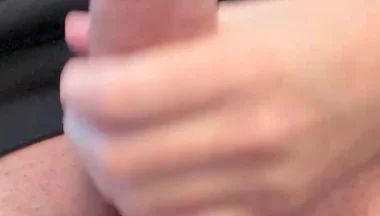 Office Cock Dripping Precum