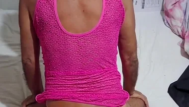 Ladysilva Compilation in Bed in Pink Dress Showing off Her Hot and Sexy Ass