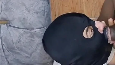 Giving Him Milk to Swallow