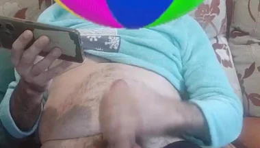 Straw and Huge Cumshot in the Foreground