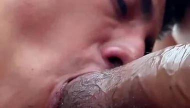 Then Sniffs First, Then Swallows