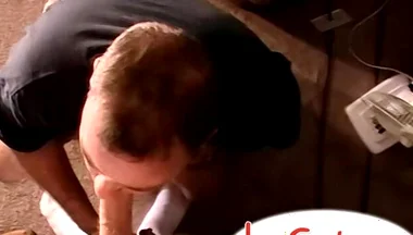 Feeding a Hungry Cum Sucker