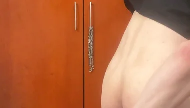 Cute Twink and Big Toy