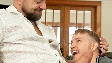 Stud Adam Snow Kisses Rims Fucks And Breeds Twink Noah White