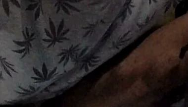 Caught Black Sexy Boy Masterbating