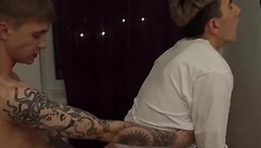 The Guy Started Seducing A Twink With A Big Dick For A Juicy Ass Fucking - Ethan Lestray
