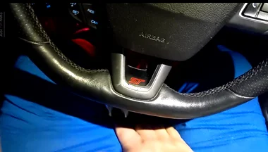 Playing with It as a Blob in the Car.