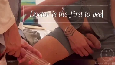Stepson's Medical Exam in Front of Stepdaddy - Part 2: the Urine Samples