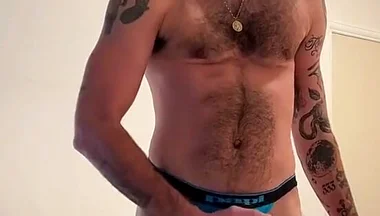 Little Solo Vid of Me in My Blue Papi Jockstrap