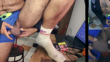 Me in White Used Socks