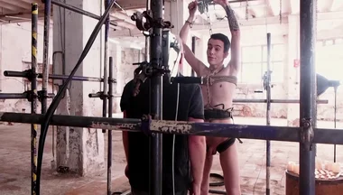 Blonde Skinny Twink Tied Up And Waxed By His Dominant Master
