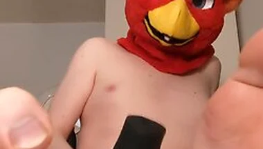 Bird Fursuiter Showing Off Cute Feet While Fucking And Cumming Inside Bad Dragon Twitch Penetrable
