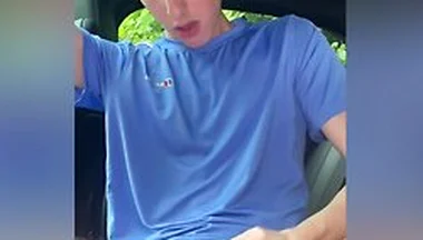 Twink Jerking Off In Car In Public - Tpk