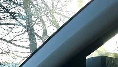 Erking off in the Car and Cumming - Uncut Cock