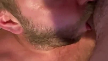 Boyfriend Sucks My Cock and Gets Hot Facial