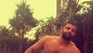 Poolboy Gets Fucked by Big Guy