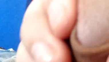 After the Rain - Slow Solo Jerk off on the Porch Couch