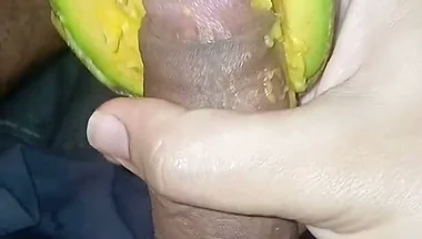 Picking an Avocado with Great Pleasure Until I Ejaculate.