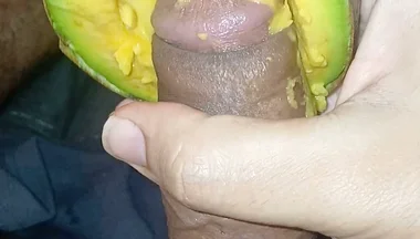 Picking an Avocado with Great Pleasure Until I Ejaculate.