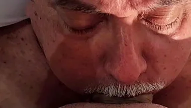 Boy Cumming on Stepdaddy