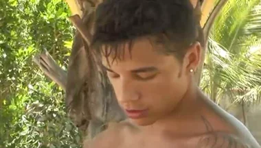Tattooed Latino Servicing Like a Pro