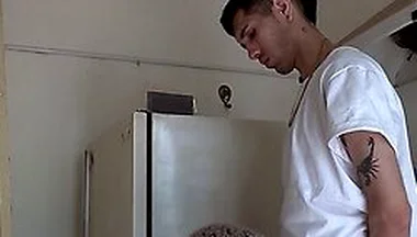 Latino Amateur Loan Eliezer Trades A Freebie For Niall Nicos Uncut Cock